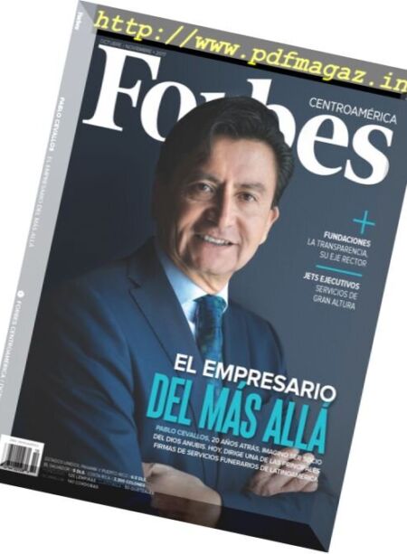 Forbes Centroamerica – octubre 2017 Cover
