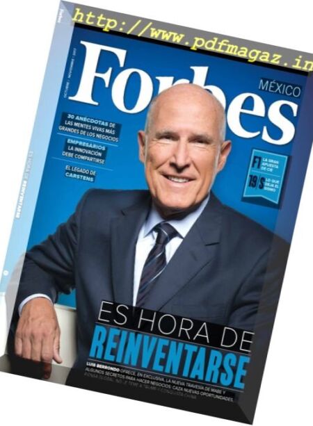 Forbes Mexico – octubre 2017 Cover
