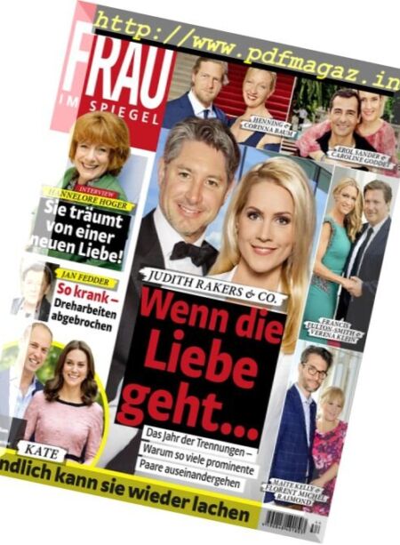 Frau im Spiegel – 25 Oktober 2017 Cover