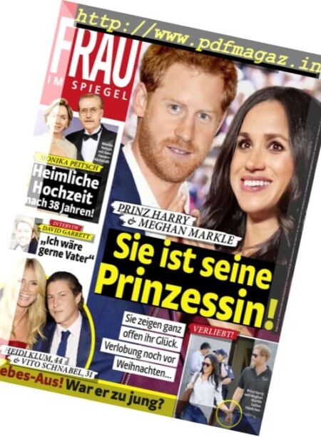 Frau im Spiegel – 4 Oktober 2017 Cover