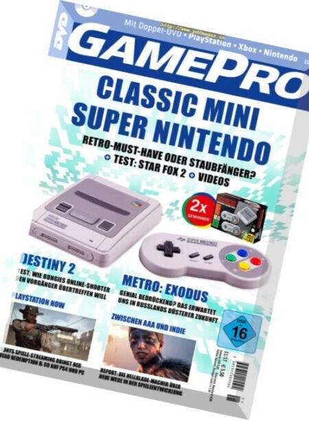 GamePro – November 2017 Cover