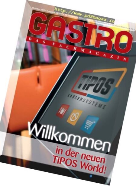 Gastro das Fachmagazin – Oktober 2017 Cover