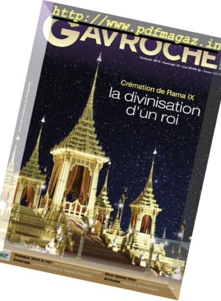 Gavroche Thailande – Octobre 2017 Cover
