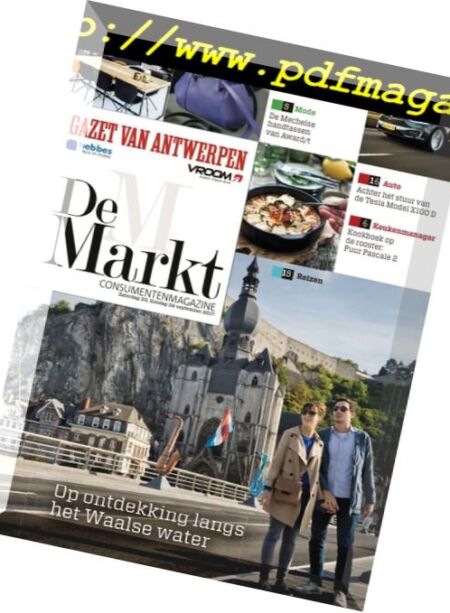 Gazet van Antwerpen De Markt – 23 september 2017 Cover
