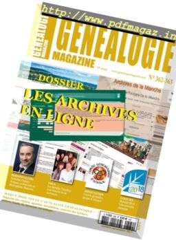 Genealogie – Hors-Serie – Octobre-Novembre 2017