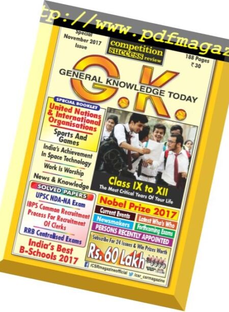General Knowledge Today – October 2017 Cover