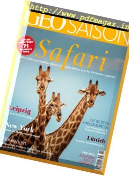 Geo Saison – November 2017