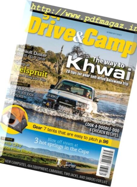 Go! Drive & Camp – October 2017 Cover
