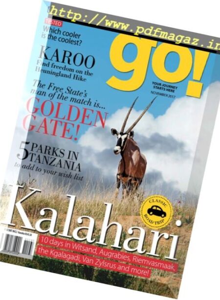 go! South Africa – November 2017 Cover