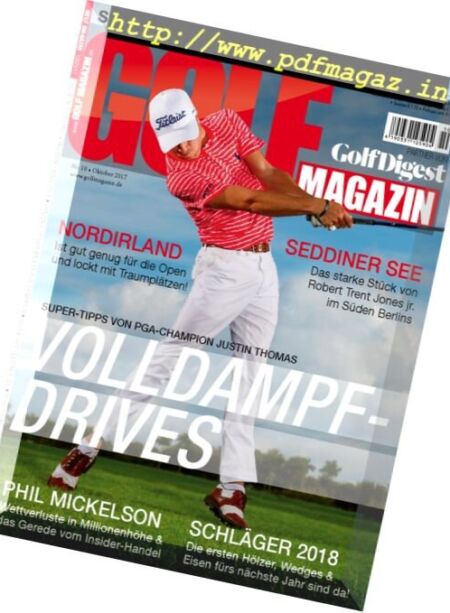 Golf Magazin – Oktober 2017 Cover