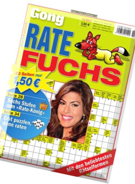 Gong Ratefuchs – Nr.11 2017 Cover