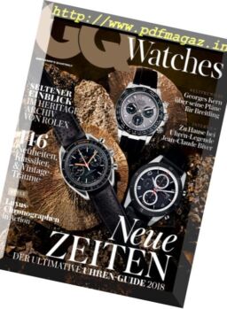 GQ Watches – Uhren-Guide 2018