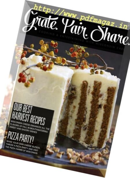Grate. Pair. Share. – Harvest 2017 Cover