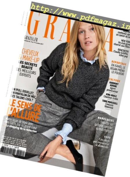 Grazia France – 13 Octobre 2017 Cover