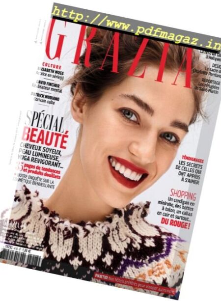 Grazia France – 20 Octobre 2017 Cover