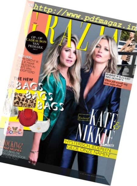 Grazia Netherlands – 13-19 September 2017 Cover