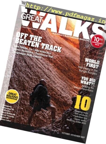 Great Walks – October-November 2017 Cover