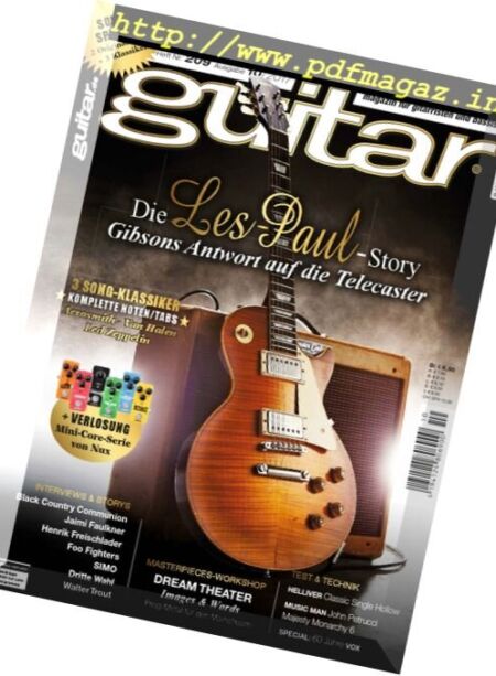 Guitar Germany – Oktober 2017 Cover