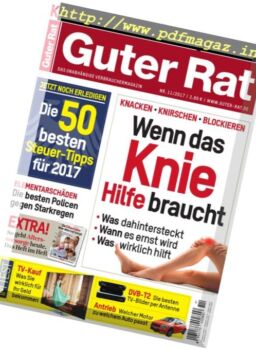 Guter Rat – November 2017