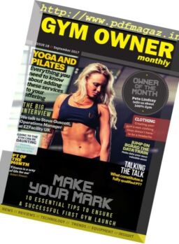 Gym Owner Monthly – September 2017