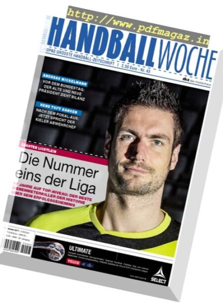 Handballwoche – 24 Oktober 2017 Cover