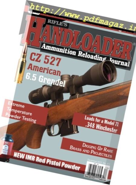 Handloader – December 2017 Cover