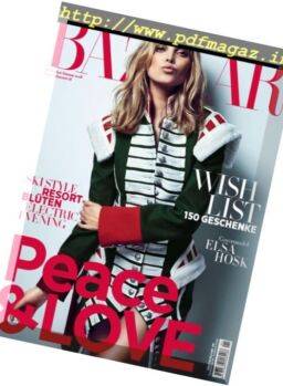 Harper’s Bazaar Germany – Dezember 2017