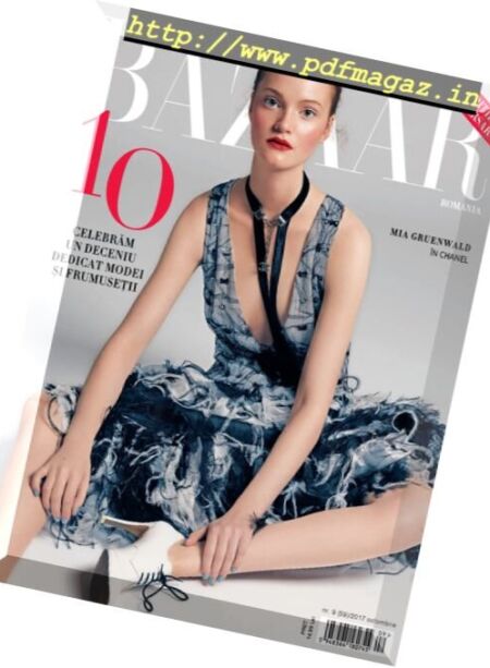 Harper’s Bazaar Romania – octombrie 2017 Cover