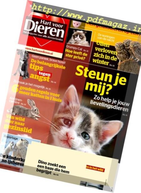 Hart voor Dieren – Februari 2016 Cover