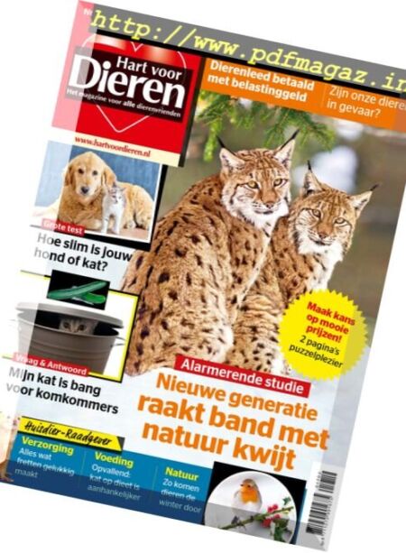 Hart voor Dieren – Februari 2017 Cover