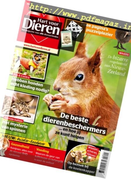 Hart voor Dieren – November 2016 Cover