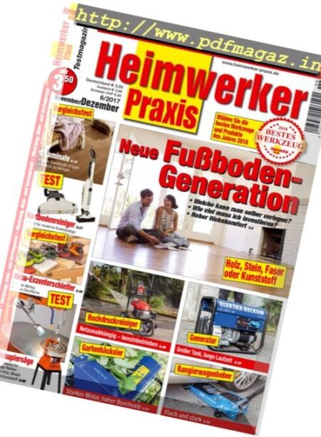 Heimwerker Praxis – November-Dezember 2017 Cover