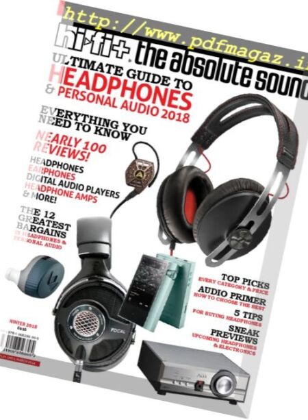 Hi-Fi+ – Ultimate Guide to Headphones & Personal Audio 2017-2018 Cover