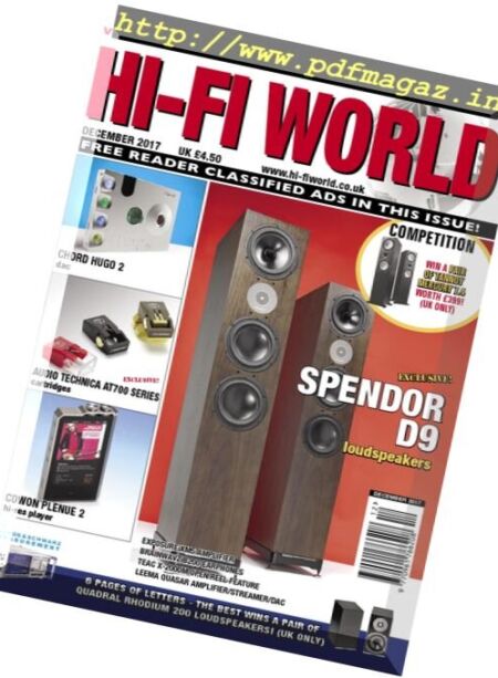Hi-Fi World – December 2017 Cover