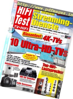 Hifi-Test TV Hifi – November Dezember 2017