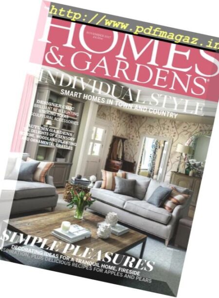 Homes & Gardens UK – November 2017 Cover