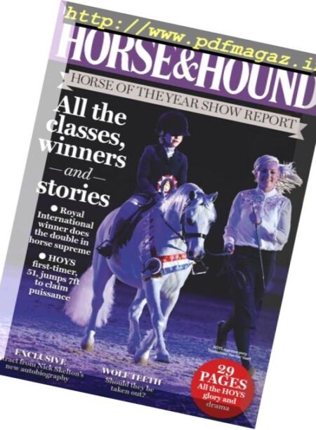 Horse & Hound – 12 October 2017 Cover
