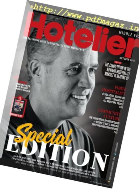 Hotelier Middle East – October 2017 Cover