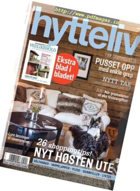 Hytteliv – september 2017 Cover