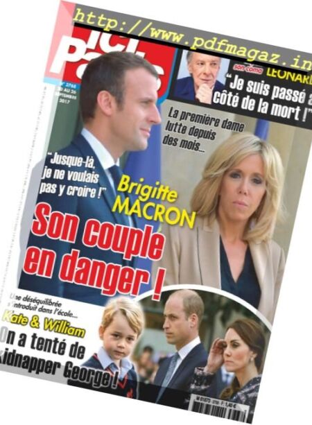 Ici Paris – 20 au 26 Septembre 2017 Cover