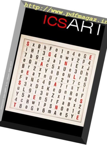 IcsART – Ottobre 2017 Cover