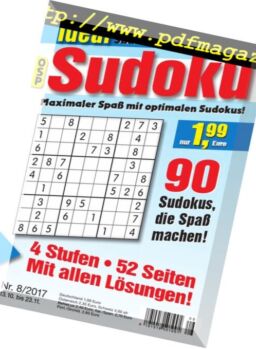 Ideal Sudoku – 13 Oktober 2017