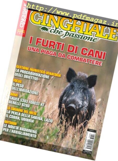 Il Cinghiale Che Passione – Ottobre-Novembre 2017 Cover