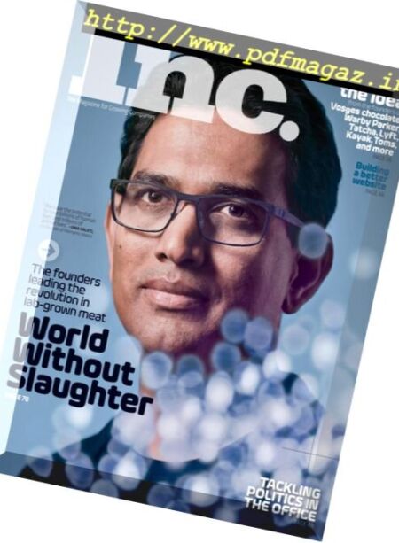 Inc. Magazine – November 2017 Cover