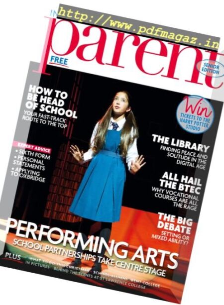 Independent School Parent – Autumn Senior 2017 Cover