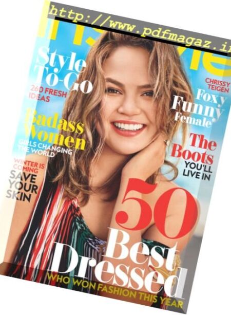 InStyle USA – November 2017 Cover