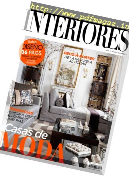 Interiores – noviembre 2017 Cover