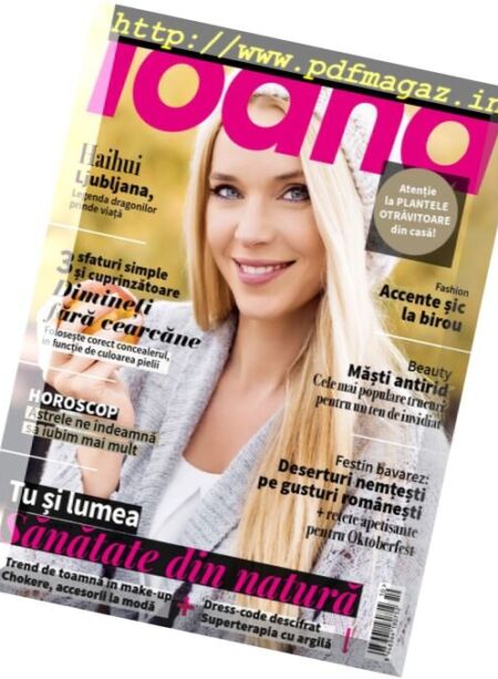 Ioana – octombrie 2017 Cover