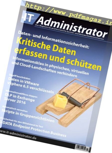 IT-Administrator – Oktober 2017 Cover