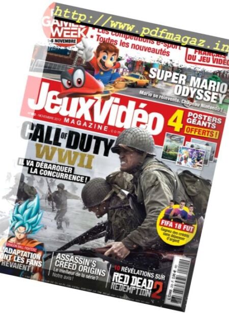 Jeux Video Magazine – Novembre 2017 Cover